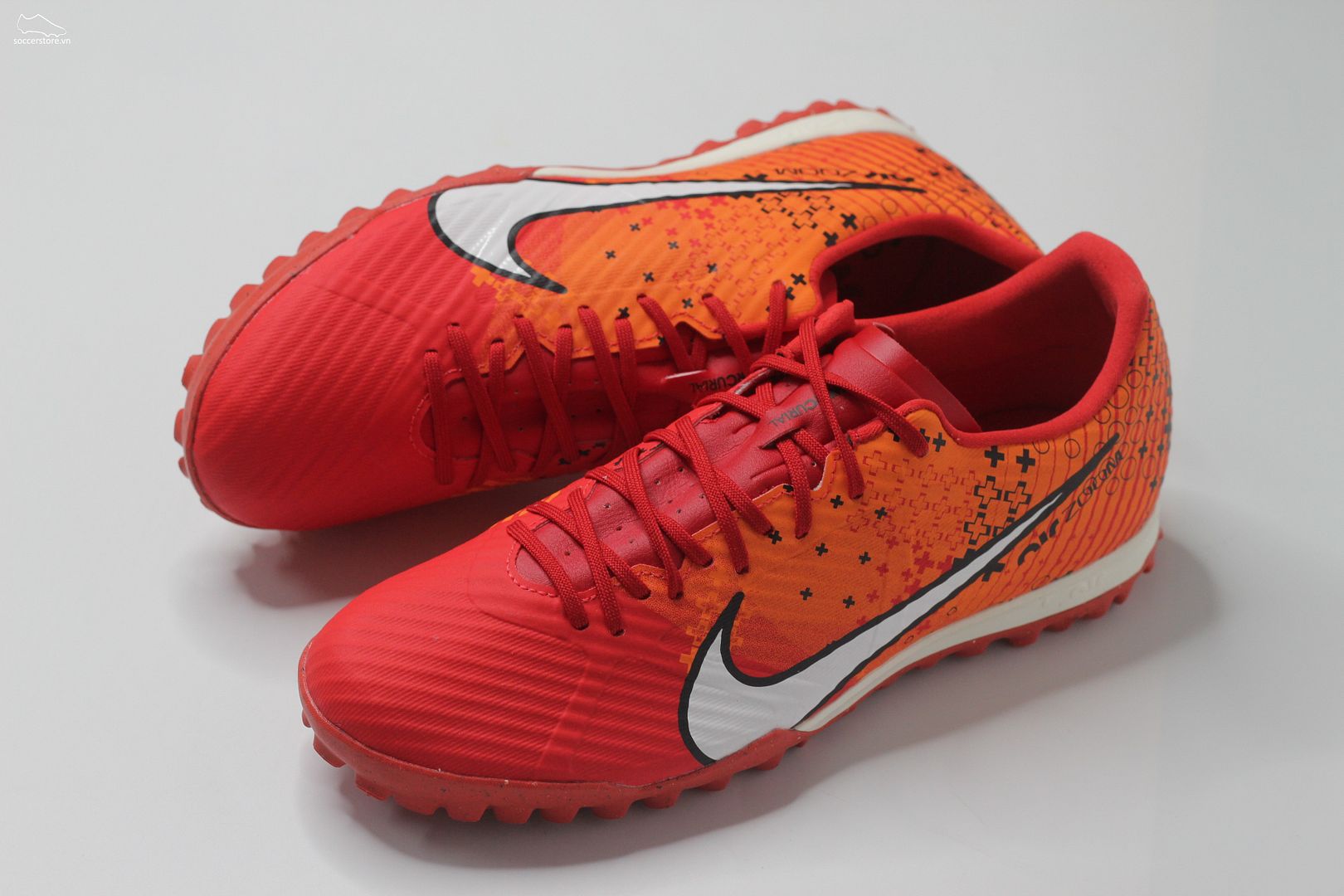Nike Mercurial Vapor 15 Academy TF Air Zoom MDS 007 Dream Speed màu đỏ cam FD1168-600