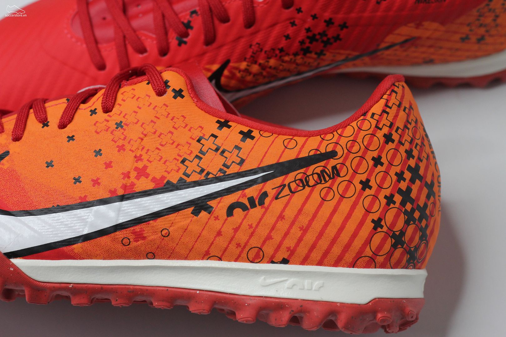 Nike Mercurial Vapor 15 Academy TF Air Zoom MDS 007 Dream Speed màu đỏ cam FD1168-600