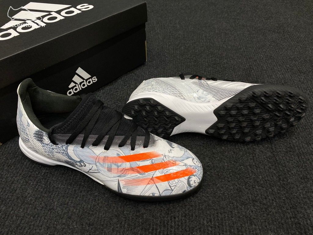 Adidas X Ghosted .3 TF InFlight- White/ Black/ Gold FW5831