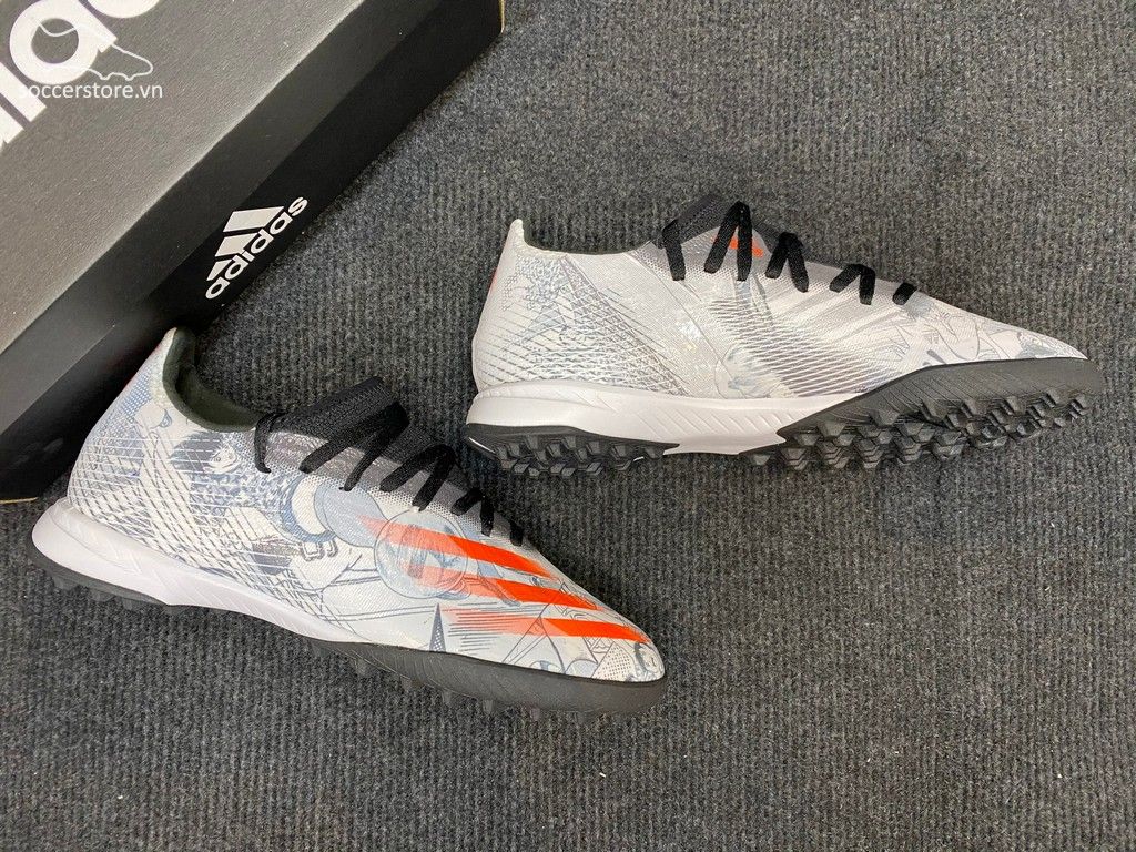 Adidas X Ghosted .3 TF InFlight- White/ Black/ Gold FW5831