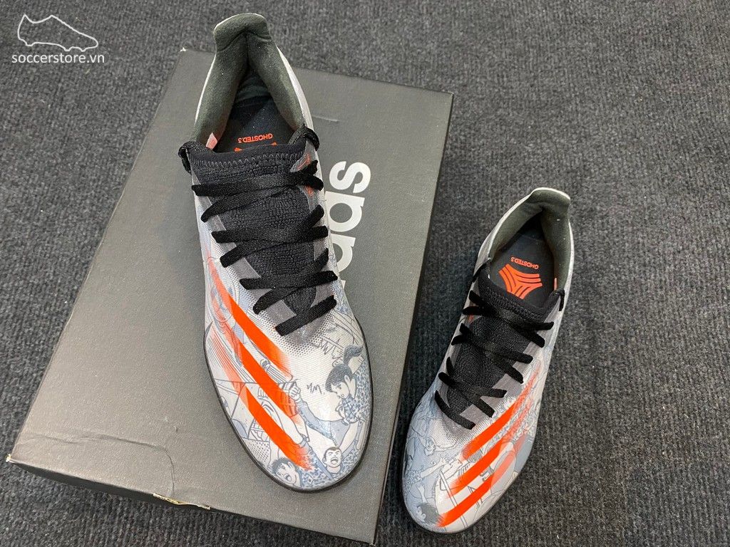 Adidas X Ghosted .3 TF InFlight- White/ Black/ Gold FW5831