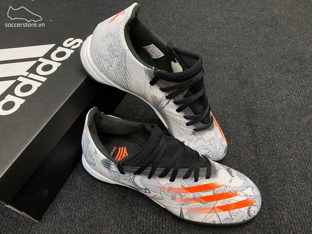Adidas X Ghosted .3 TF InFlight- White/ Black/ Gold FW5831