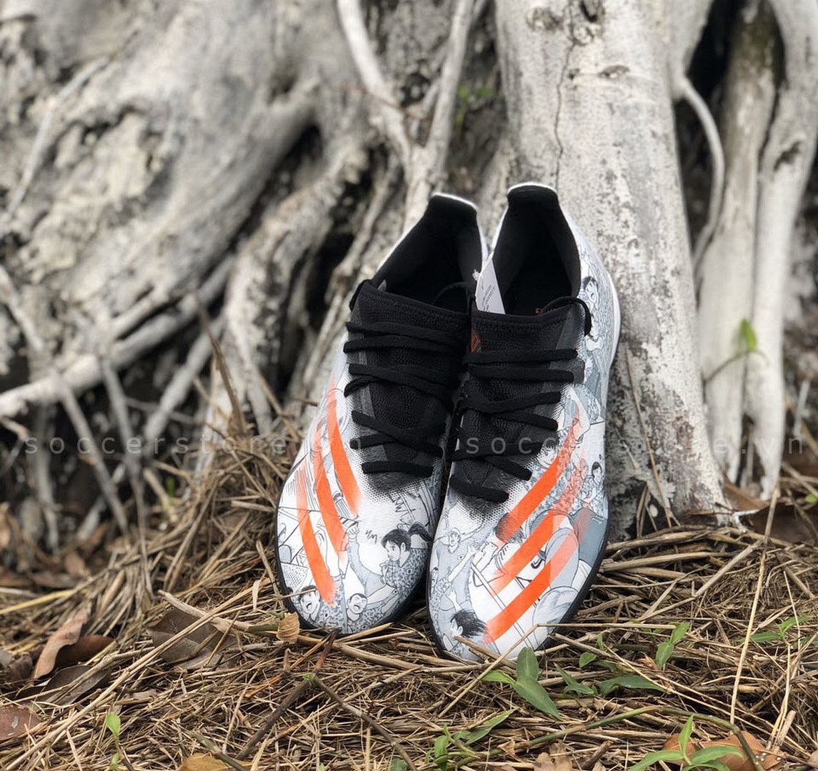 Adidas X Ghosted .3 TF InFlight- White/ Black/ Gold FW5831