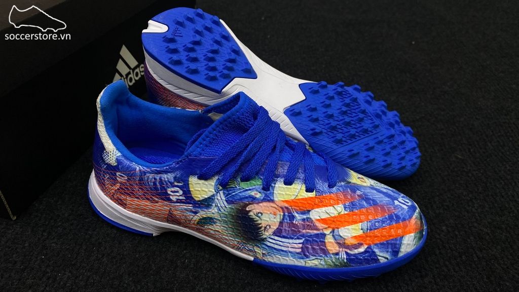 giày bóng đá trẻ em Adidas X Ghosted .3 TF Tsubasa Kids - FW5838