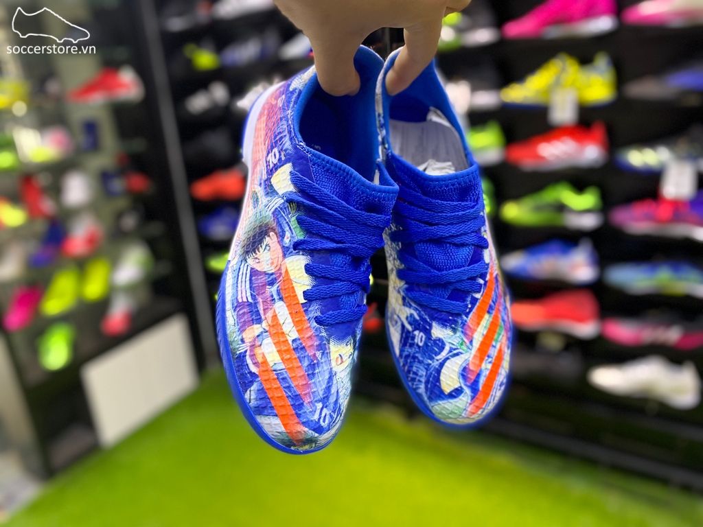 giày bóng đá trẻ em Adidas X Ghosted .3 TF Tsubasa Kids - FW5838