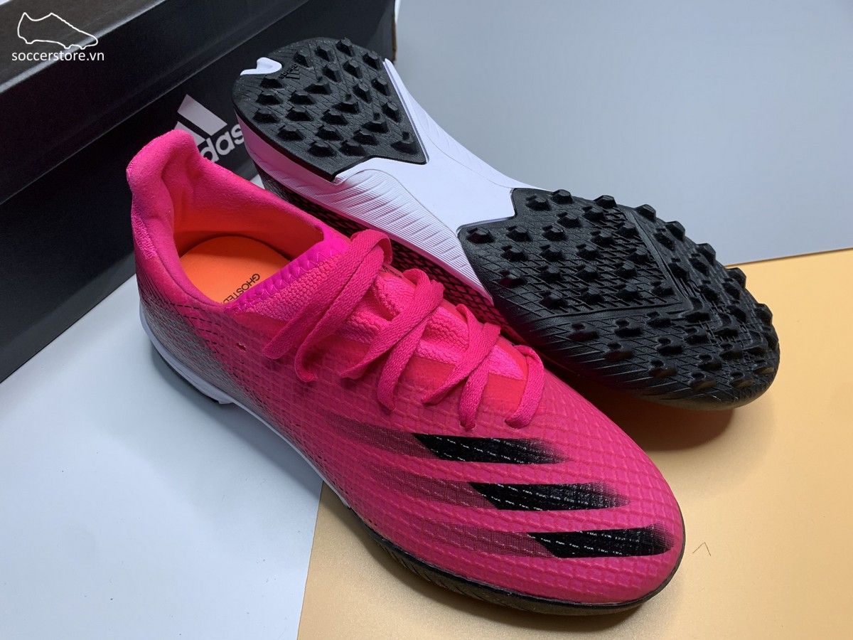Adidas X Ghosted .3 TF kids- hồng /đen FW6927