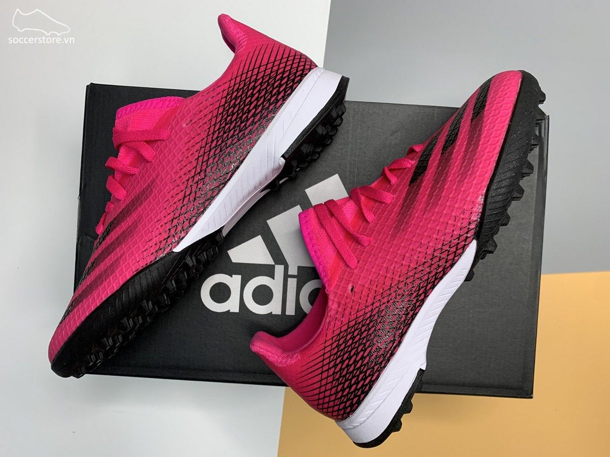 Adidas X Ghosted .3 TF kids- hồng /đen FW6927