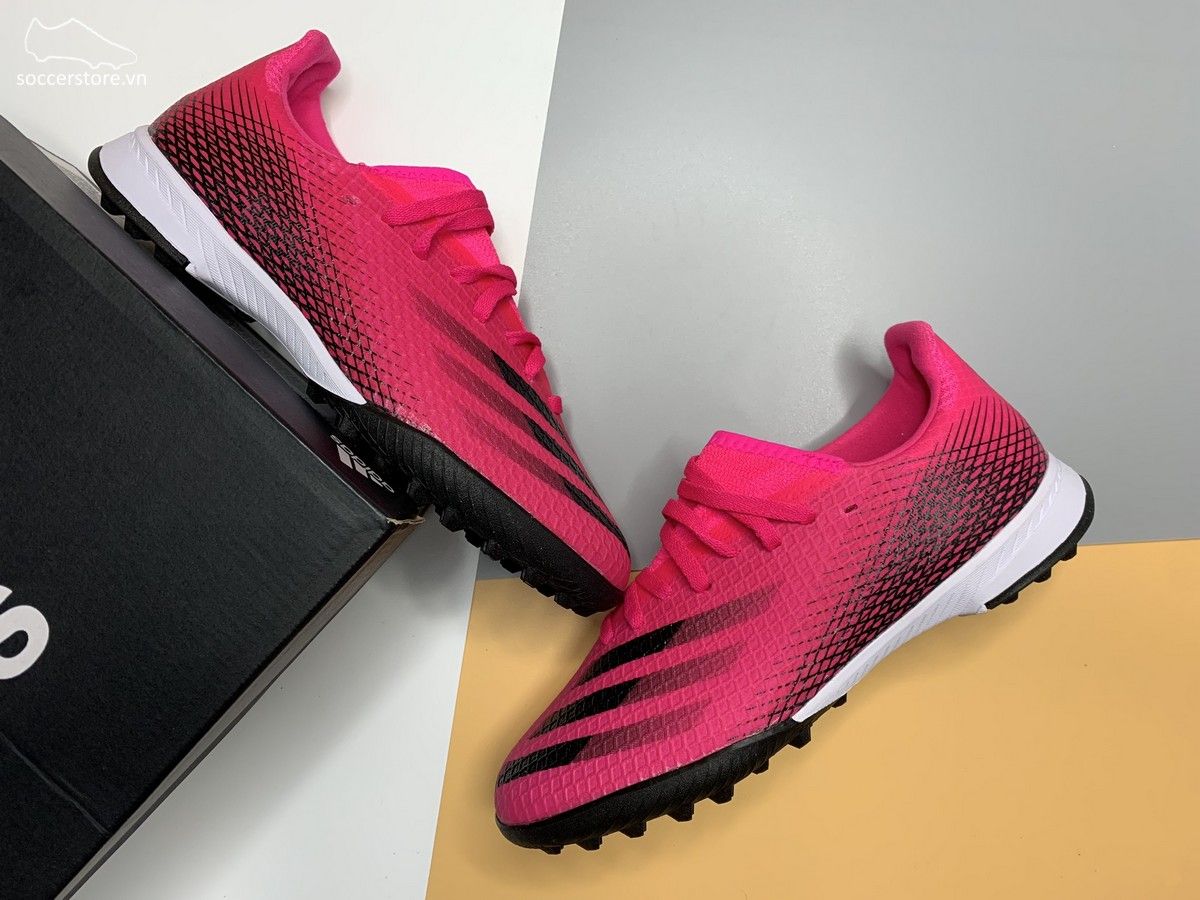 Adidas X Ghosted .3 TF kids- hồng /đen FW6927