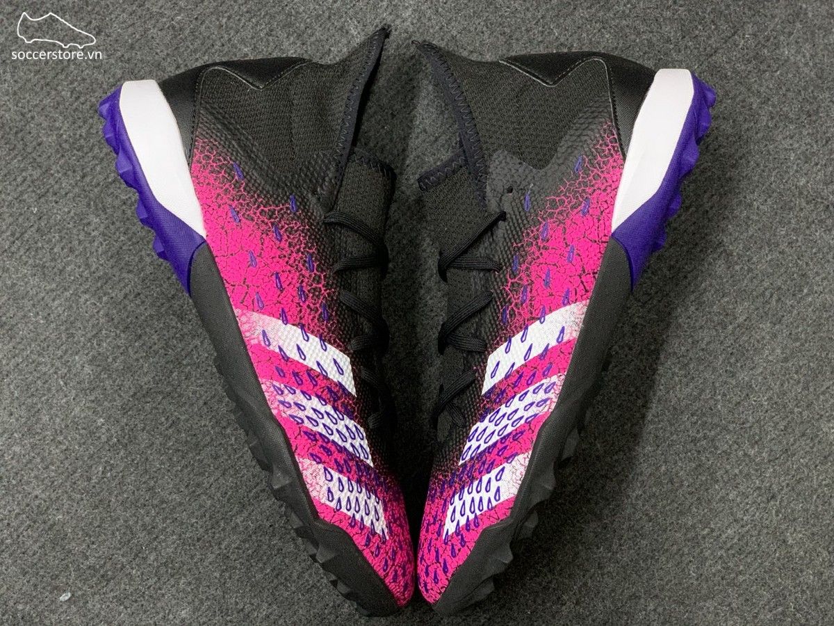 Adidas Predator Freak .3 TF - Core Black / Cloud White / Shock Pink - FW7517