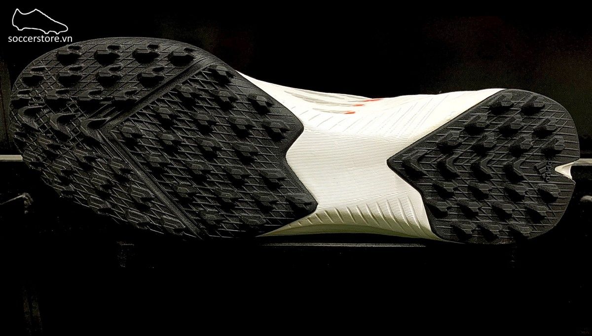 Adidas X Speedflow .3 TF ll - White / Iron Metallic / Solar Red - FY3267