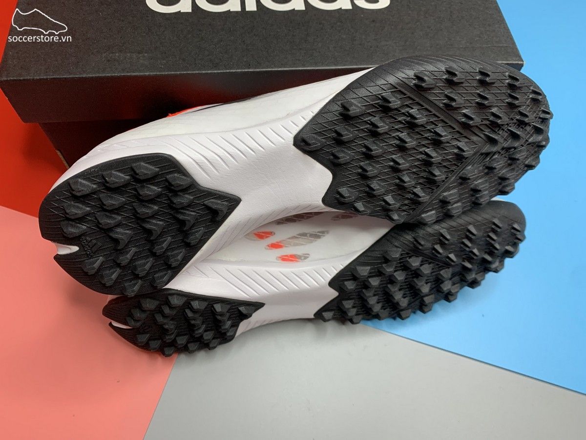 Adidas X Speedflow .3 TF ll - White / Iron Metallic / Solar Red - FY3267