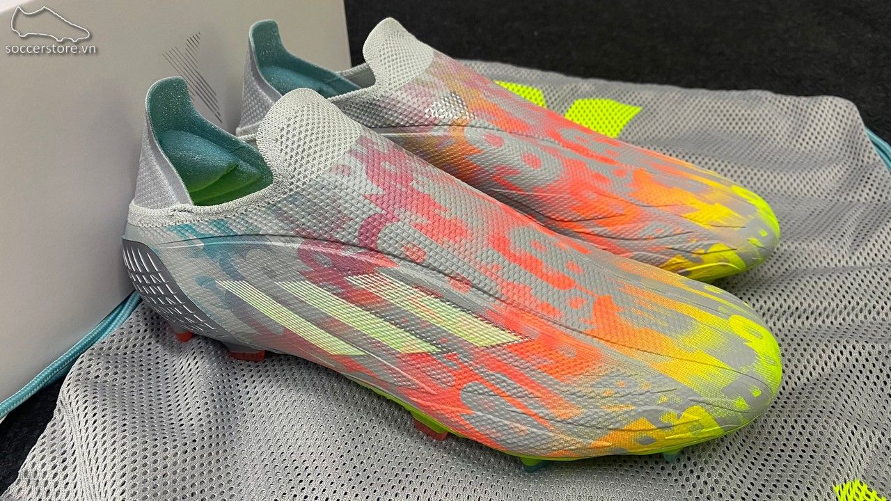 Adidas X SpeedFlow + FG Numbers Up pack - Clear Onix/ White/ Solar Yellow FY3341