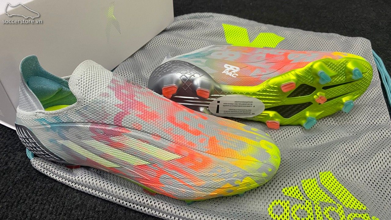 Adidas X SpeedFlow + FG Numbers Up pack - Clear Onix/ White/ Solar Yellow FY3341