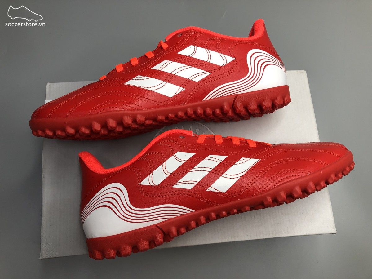 Adidas Copa Sense .4 TF Meteorite - màu đỏ cam trắng - FY6179