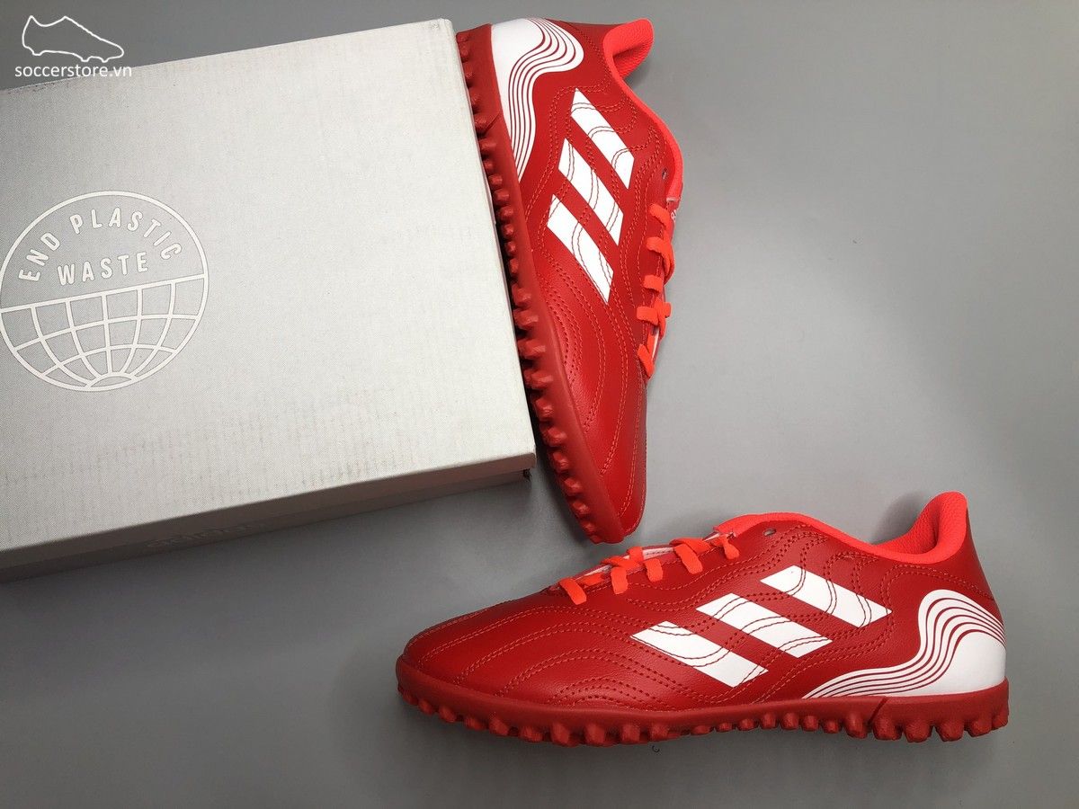 Adidas Copa Sense .4 TF Meteorite - màu đỏ cam trắng - FY6179