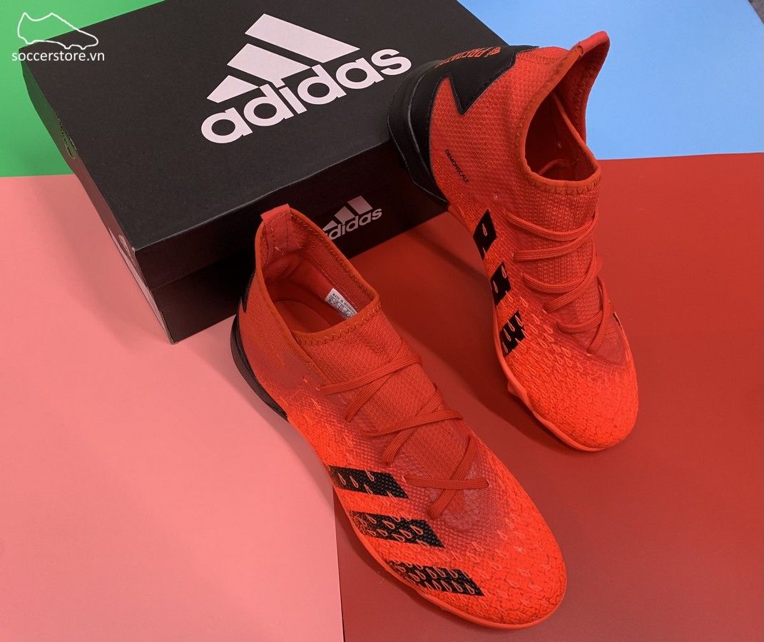 Adidas Predator Freak .3 TF - Red / Core Black / Solar Red - FY6311