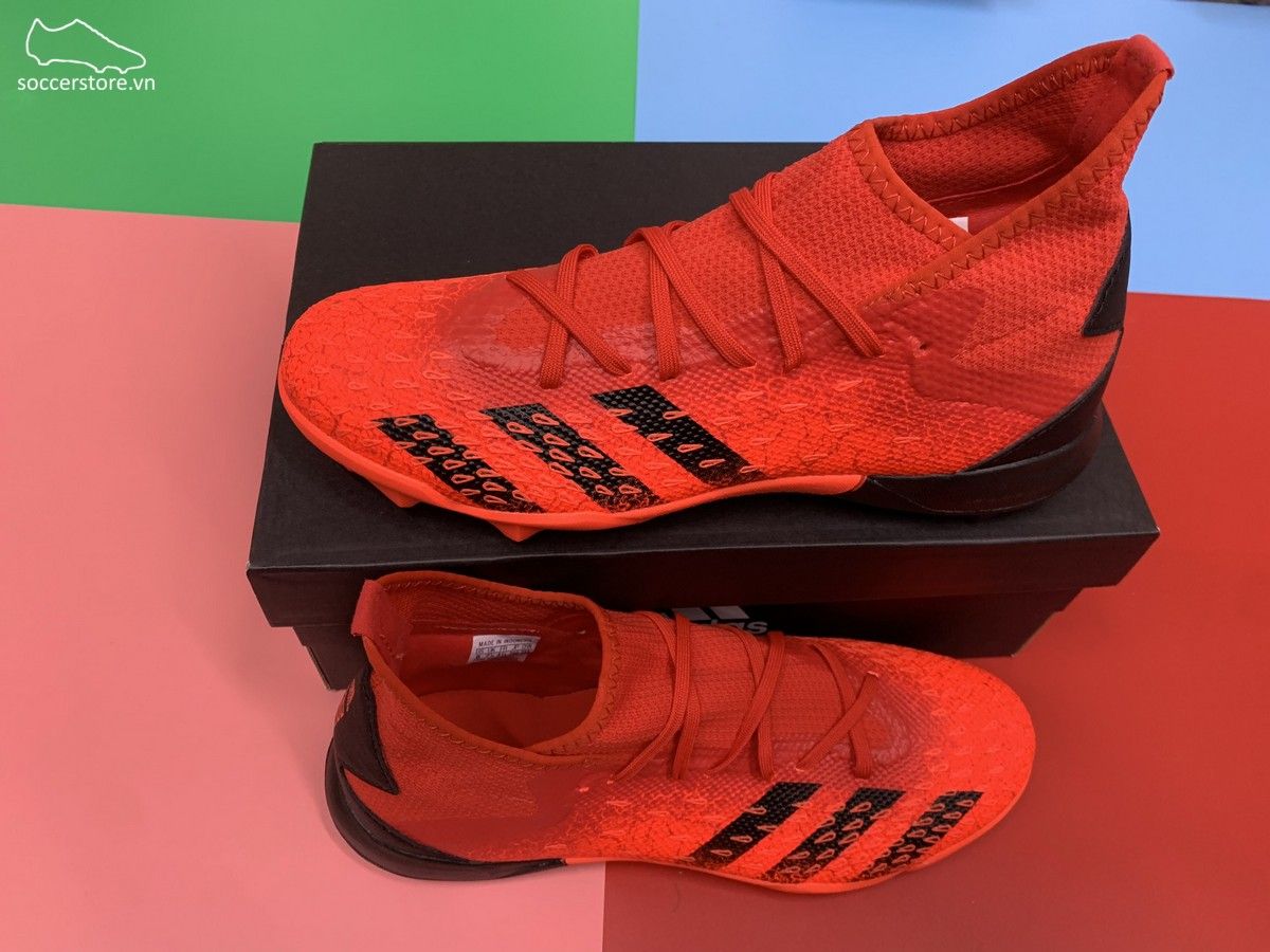 Adidas Predator Freak .3 TF - Red / Core Black / Solar Red - FY6311