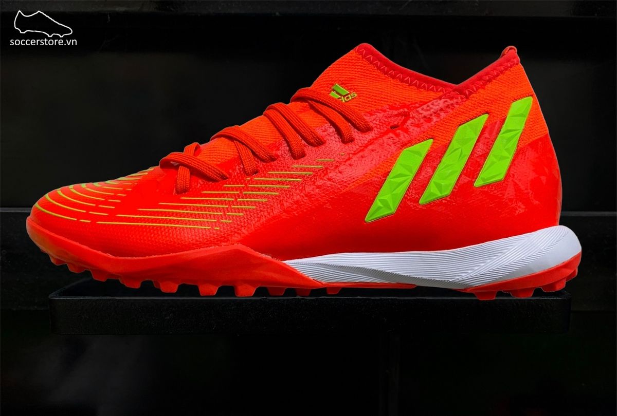 Adidas Predator Edge .3 TF Game Data pack màu đỏ cam GV8536