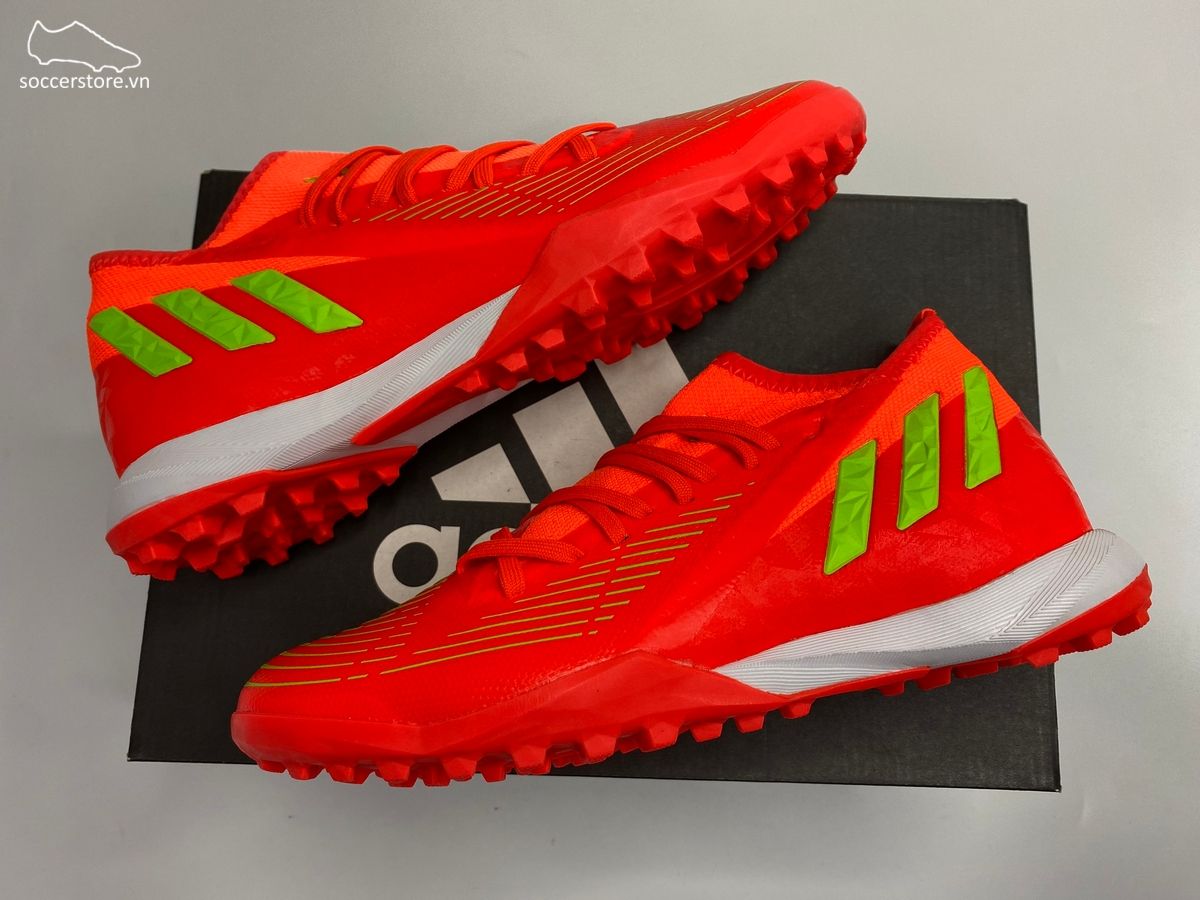 Adidas Predator Edge .3 TF Game Data pack màu đỏ cam GV8536