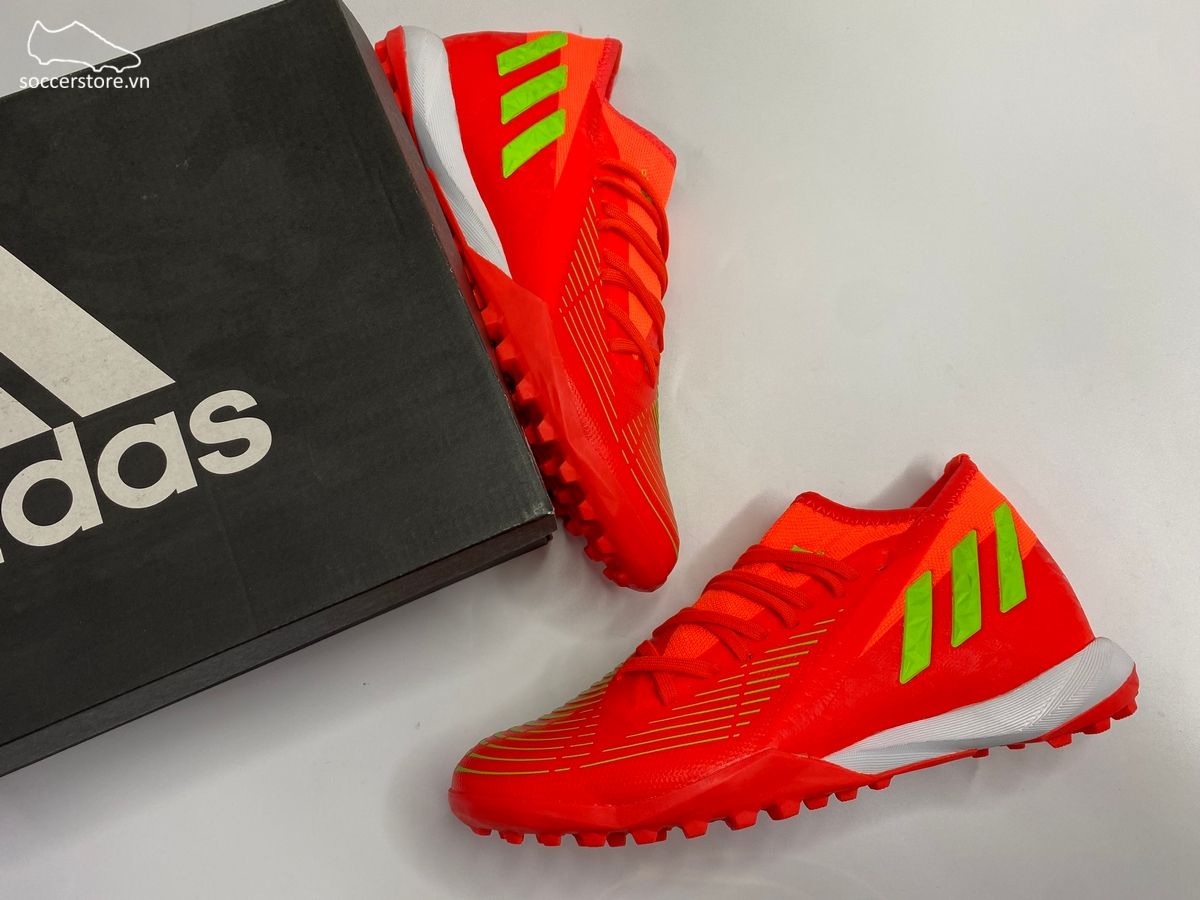 Adidas Predator Edge .3 TF Game Data pack màu đỏ cam GV8536