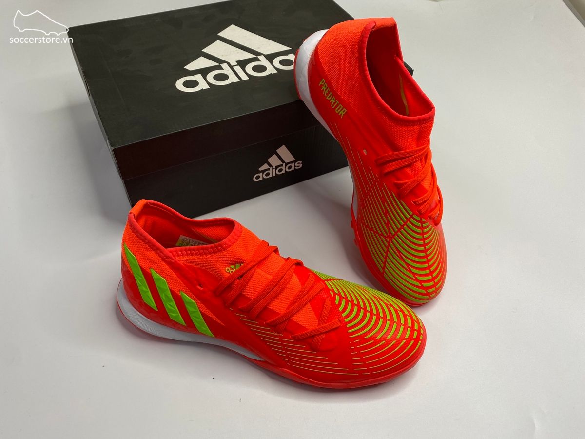 Adidas Predator Edge .3 TF Game Data pack màu đỏ cam GV8536