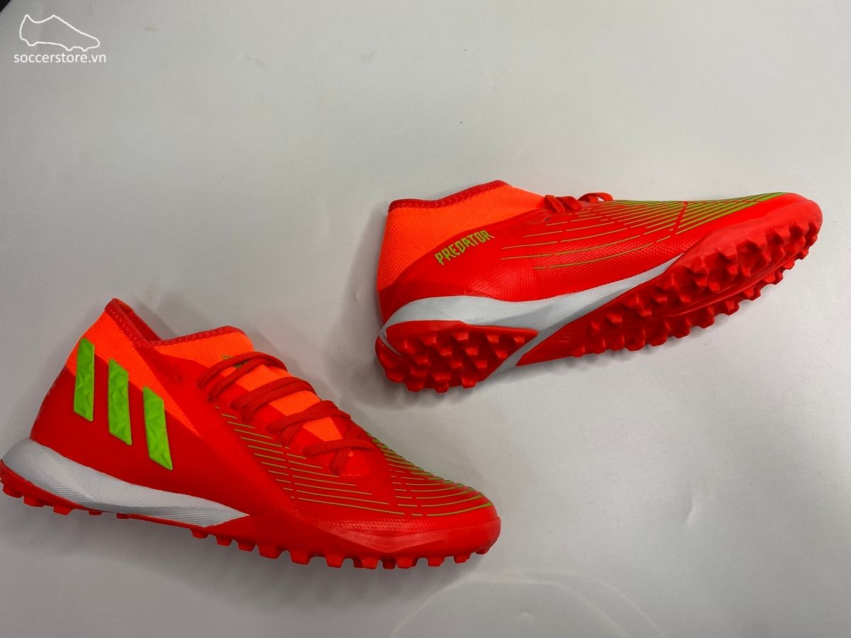 Adidas Predator Edge .3 TF Game Data pack màu đỏ cam GV8536