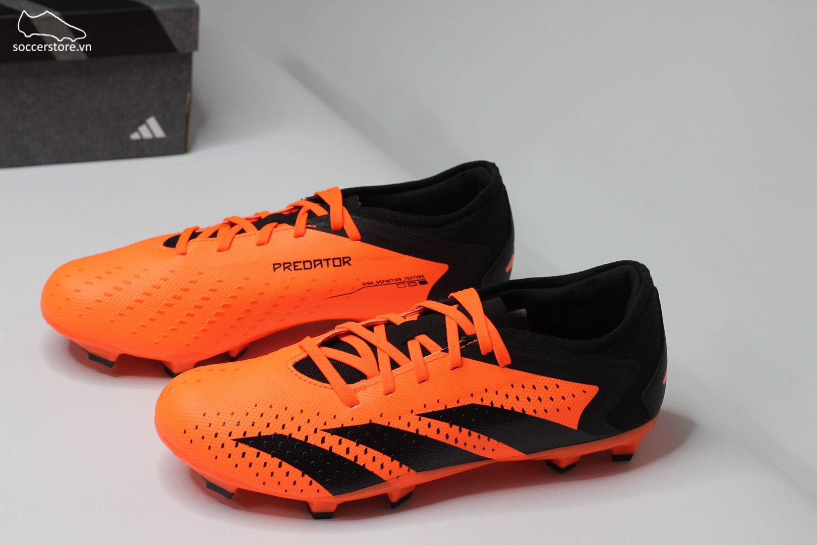 Adidas Predator Accuracy .3 L FG Heatspawn pack màu cam đen GW4601