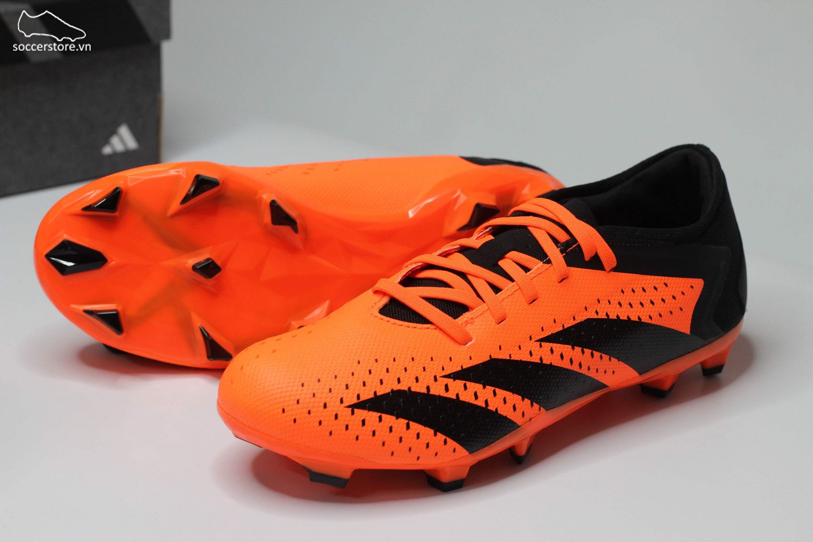 Adidas Predator Accuracy .3 L FG Heatspawn pack màu cam đen GW4601