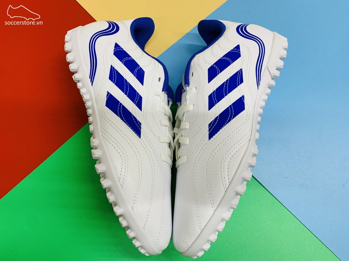Adidas Copa Sense .4 TF - Diamond Edge White / Blue - GW7389