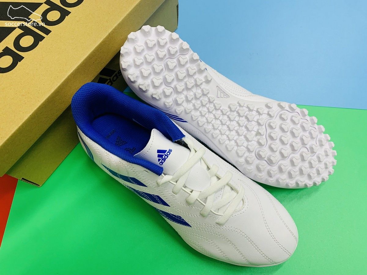 Adidas Copa Sense .4 TF - Diamond Edge White / Blue - GW7389