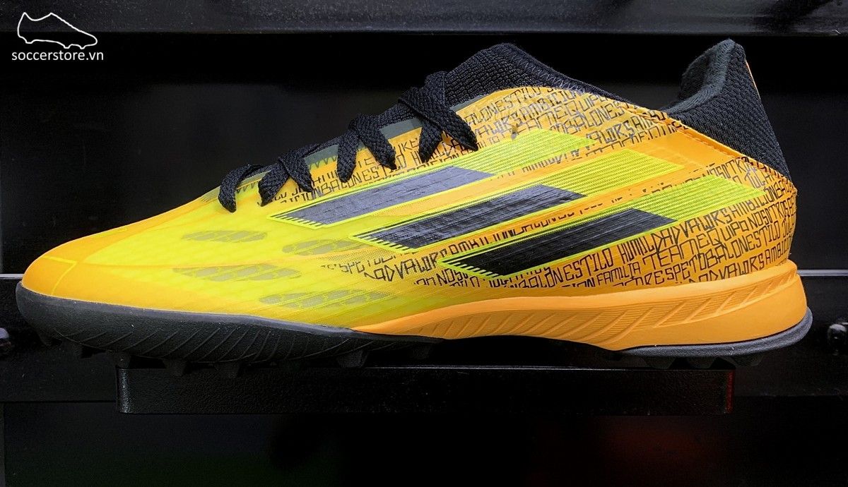 Adidas X Speedflow .3 TF Messi - Solar Gold / Core Black / Bright Yellow - GW7423