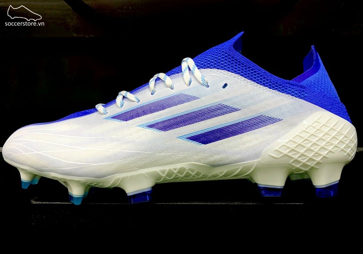 Adidas X Speedflow .1 FG Diamond Edge màu trắng pha xanh GW7456