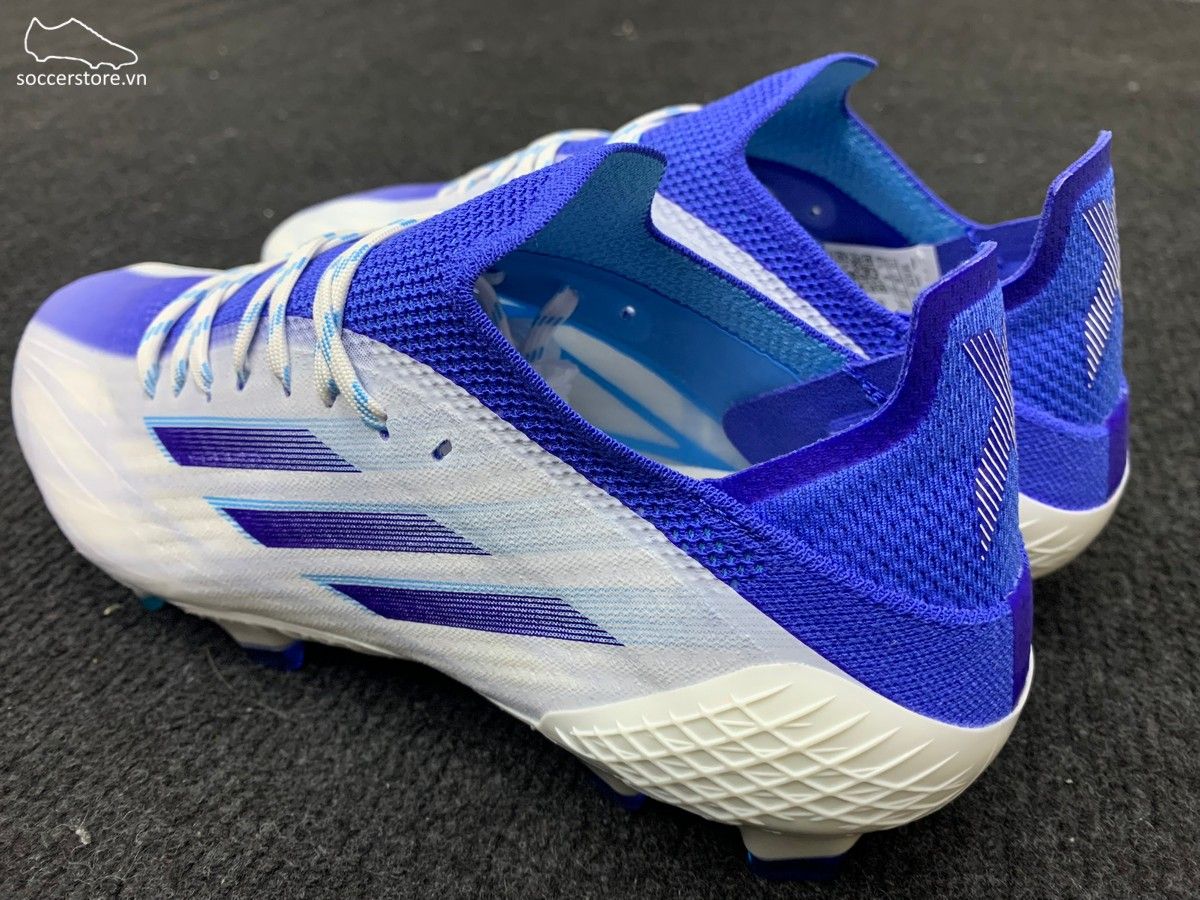 Adidas X Speedflow .1 FG Diamond Edge màu trắng pha xanh GW7456