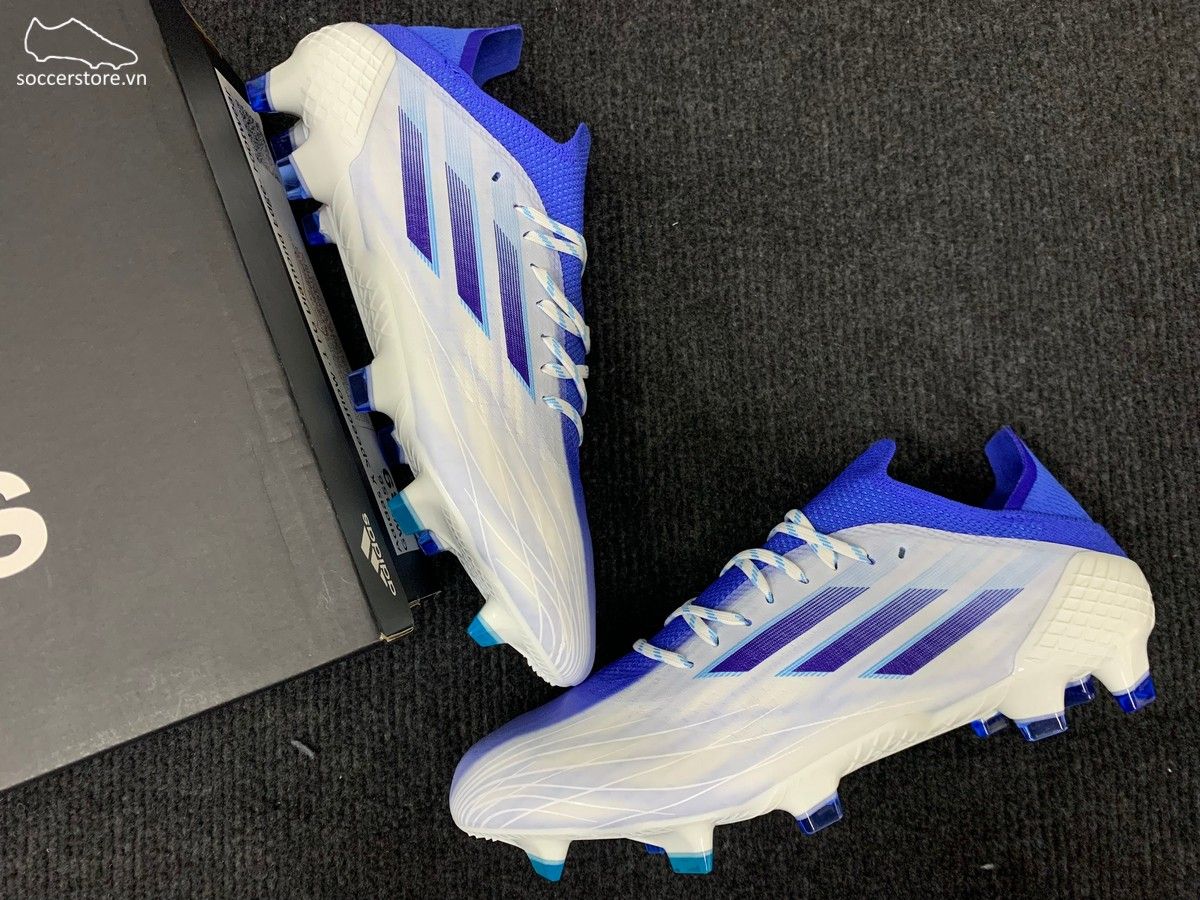 Adidas X Speedflow .1 FG Diamond Edge màu trắng pha xanh GW7456