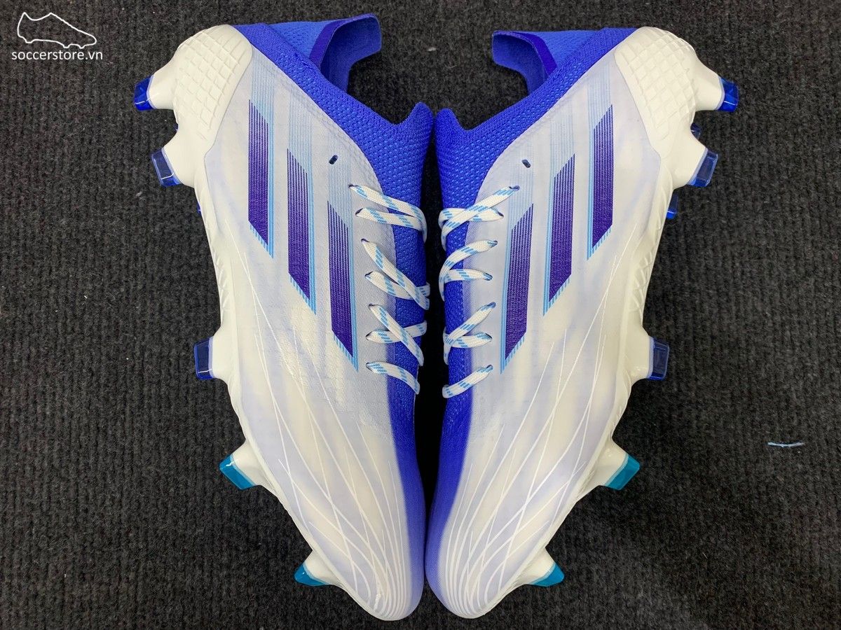 Adidas X Speedflow .1 FG Diamond Edge màu trắng pha xanh GW7456