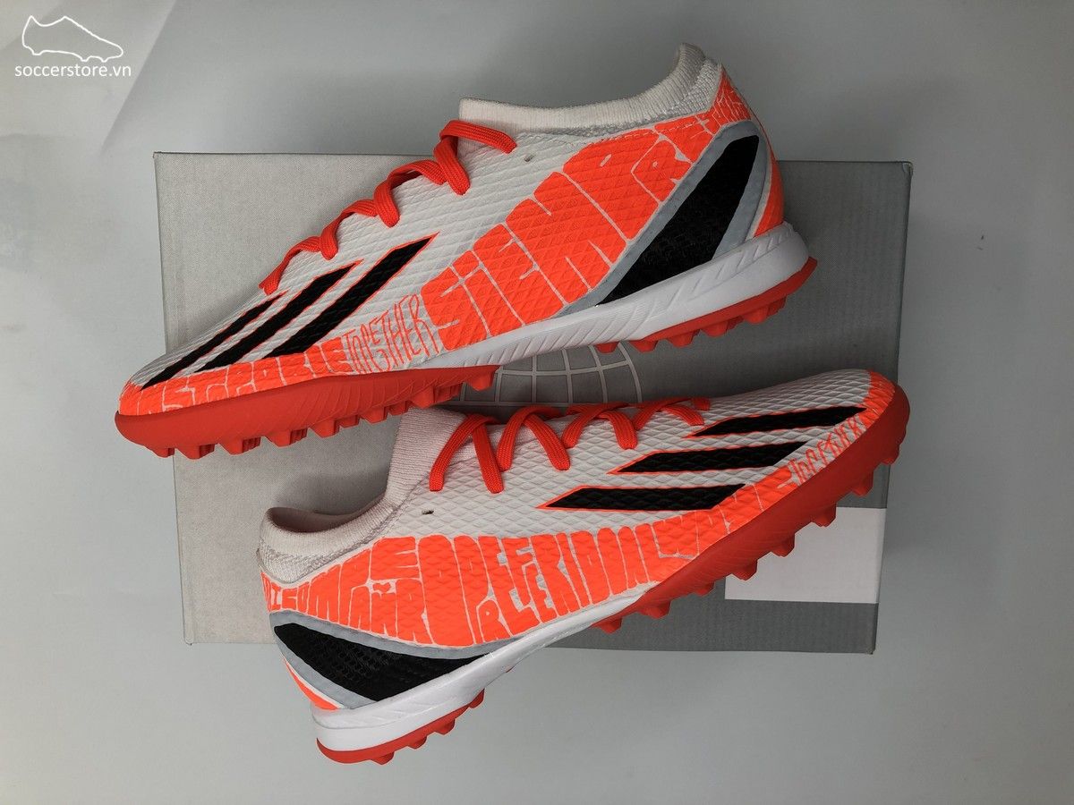 Adidas X SpeedPortal .3 TF Messi Balon Te Adoro màu trắng đỏ GW8395