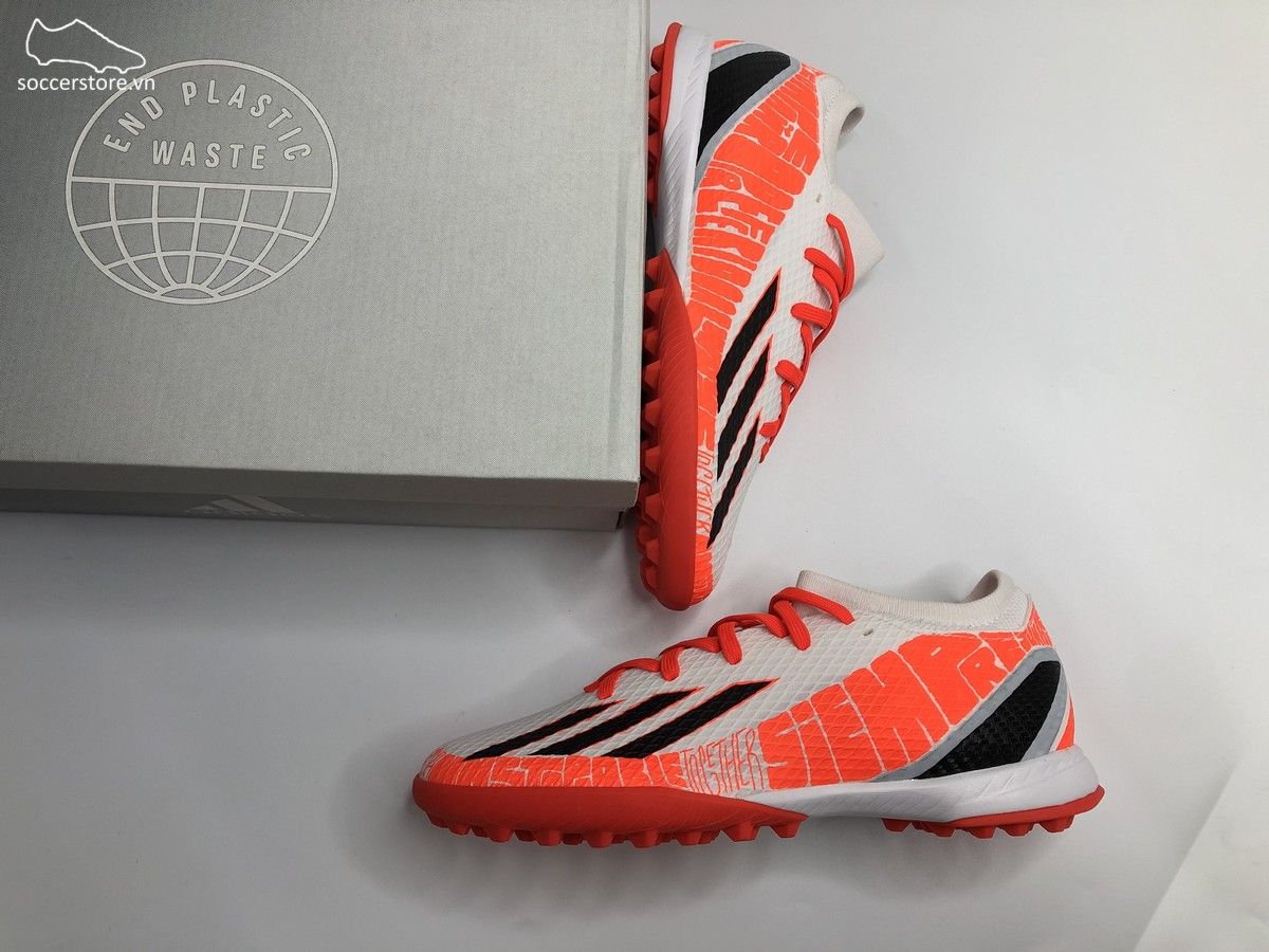 Adidas X SpeedPortal .3 TF Messi Balon Te Adoro màu trắng đỏ GW8395