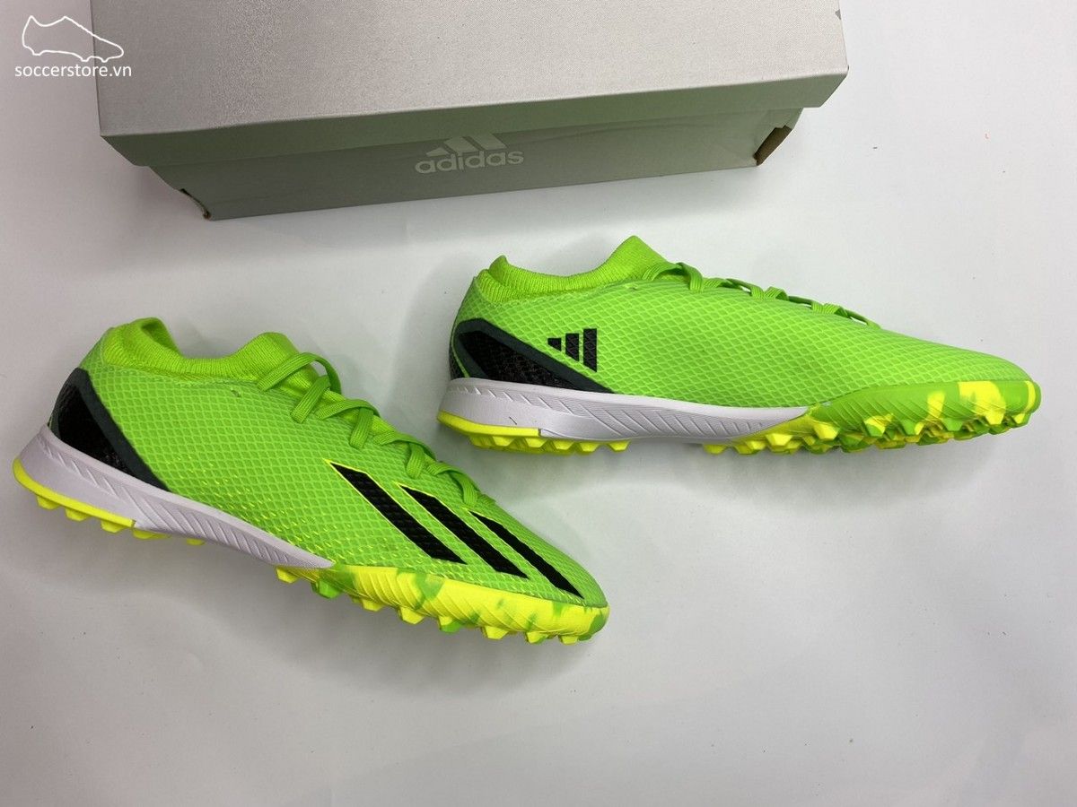 Adidas X SpeedPortal .3 TF Junior màu xanh lá - GW8489