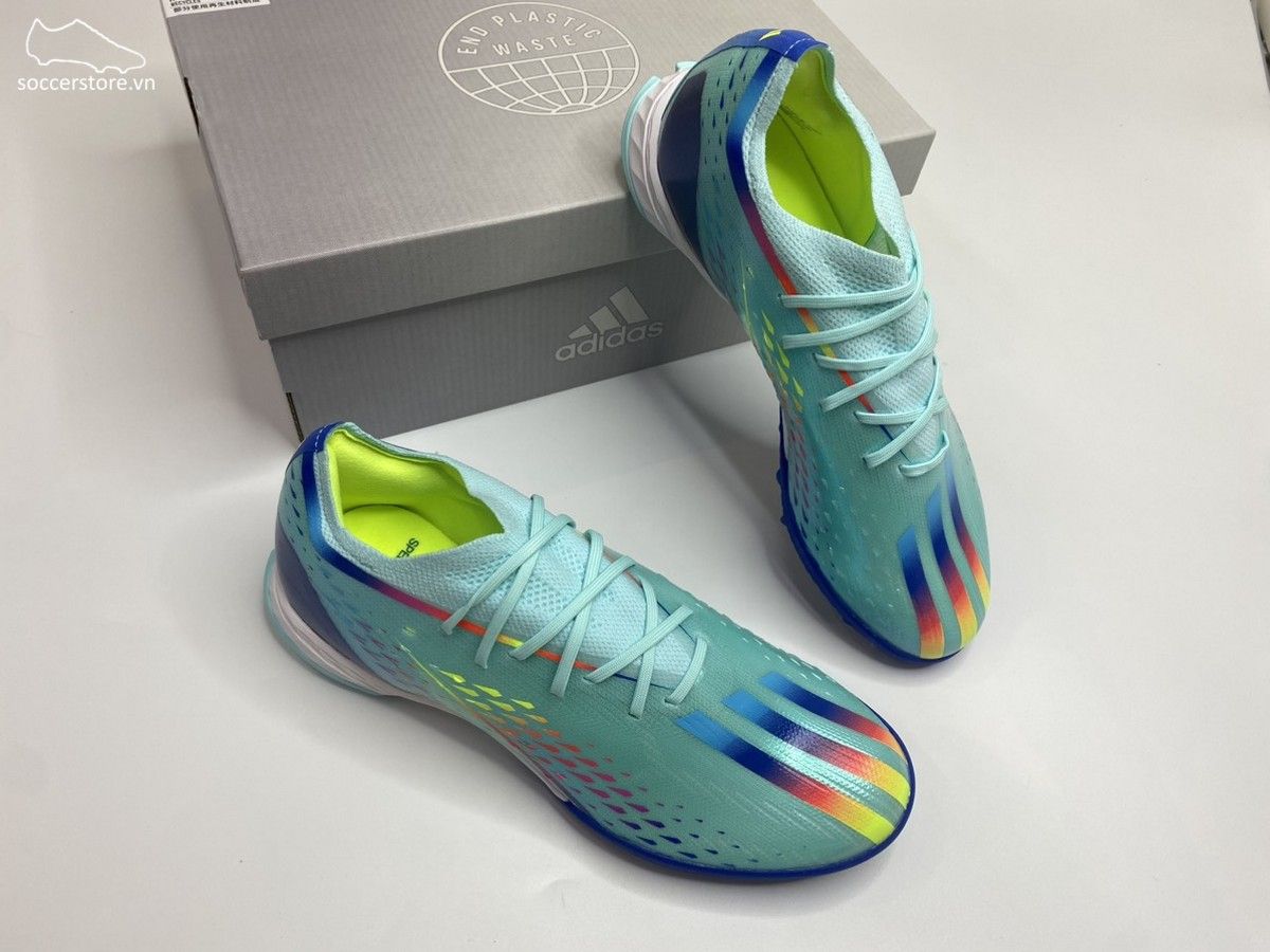 Adidas X Speedportal .1 TF Al Rihla World Cup 22 màu xanh ngọc - GW8972