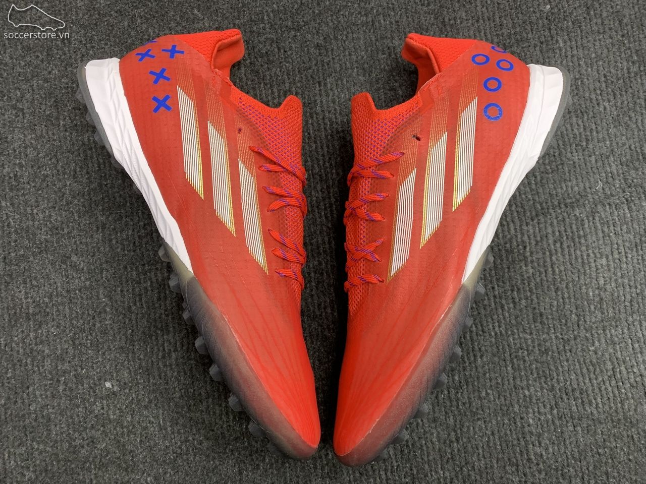 Adidas X Speedflow .1 TF- White/ Red GX0561