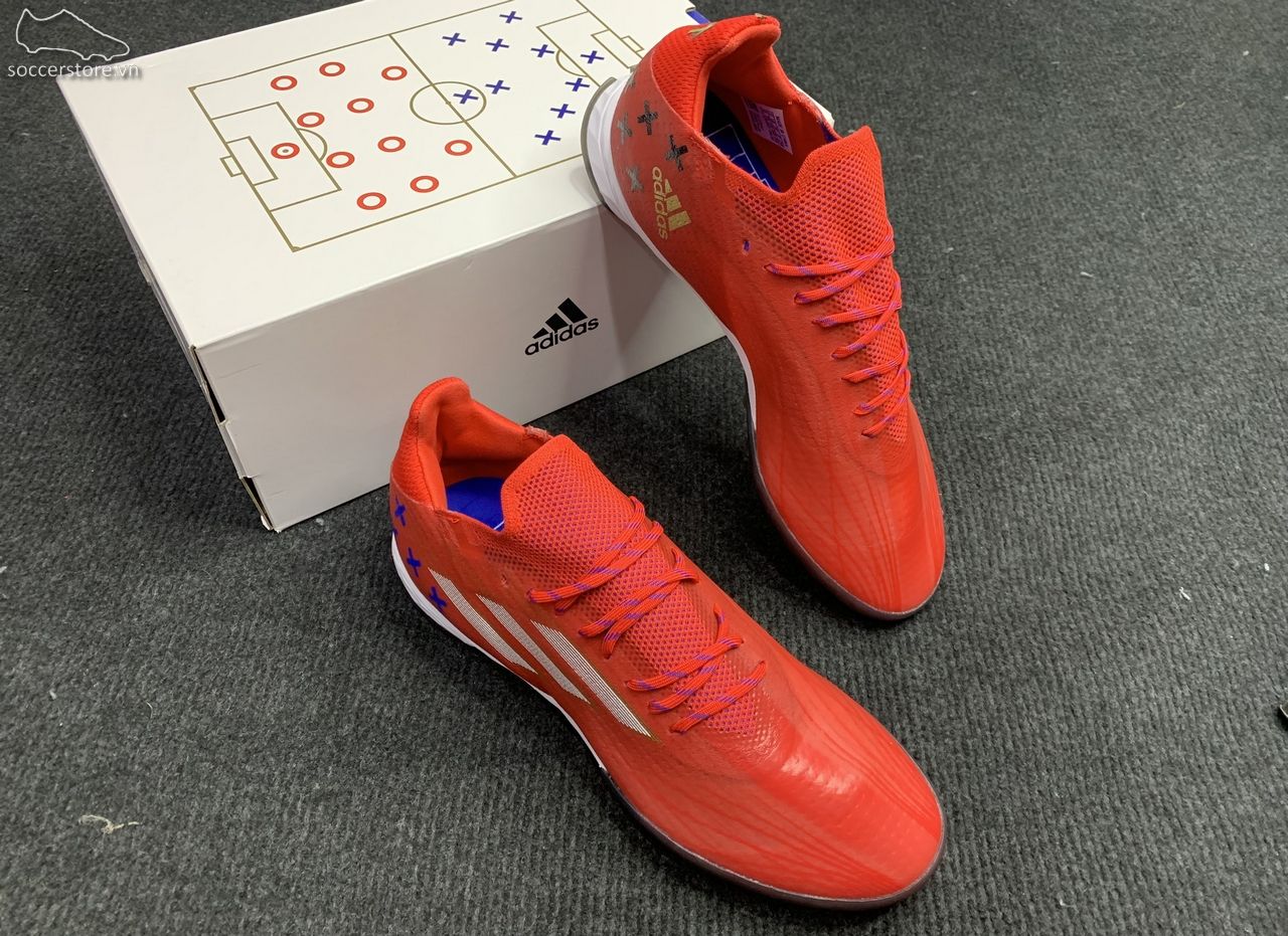 Adidas X Speedflow .1 TF- White/ Red GX0561