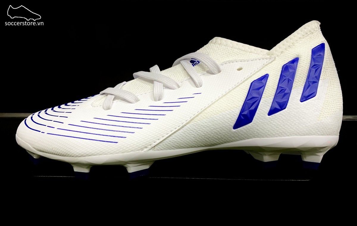 Giày Adidas Predator Edge .3 FG Kids - màu trắng xanh GX5211