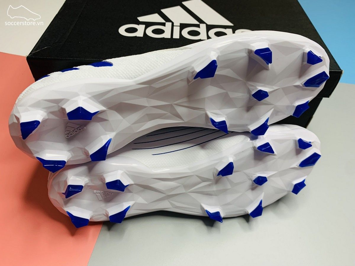 Giày Adidas Predator Edge .3 FG Kids - màu trắng xanh GX5211