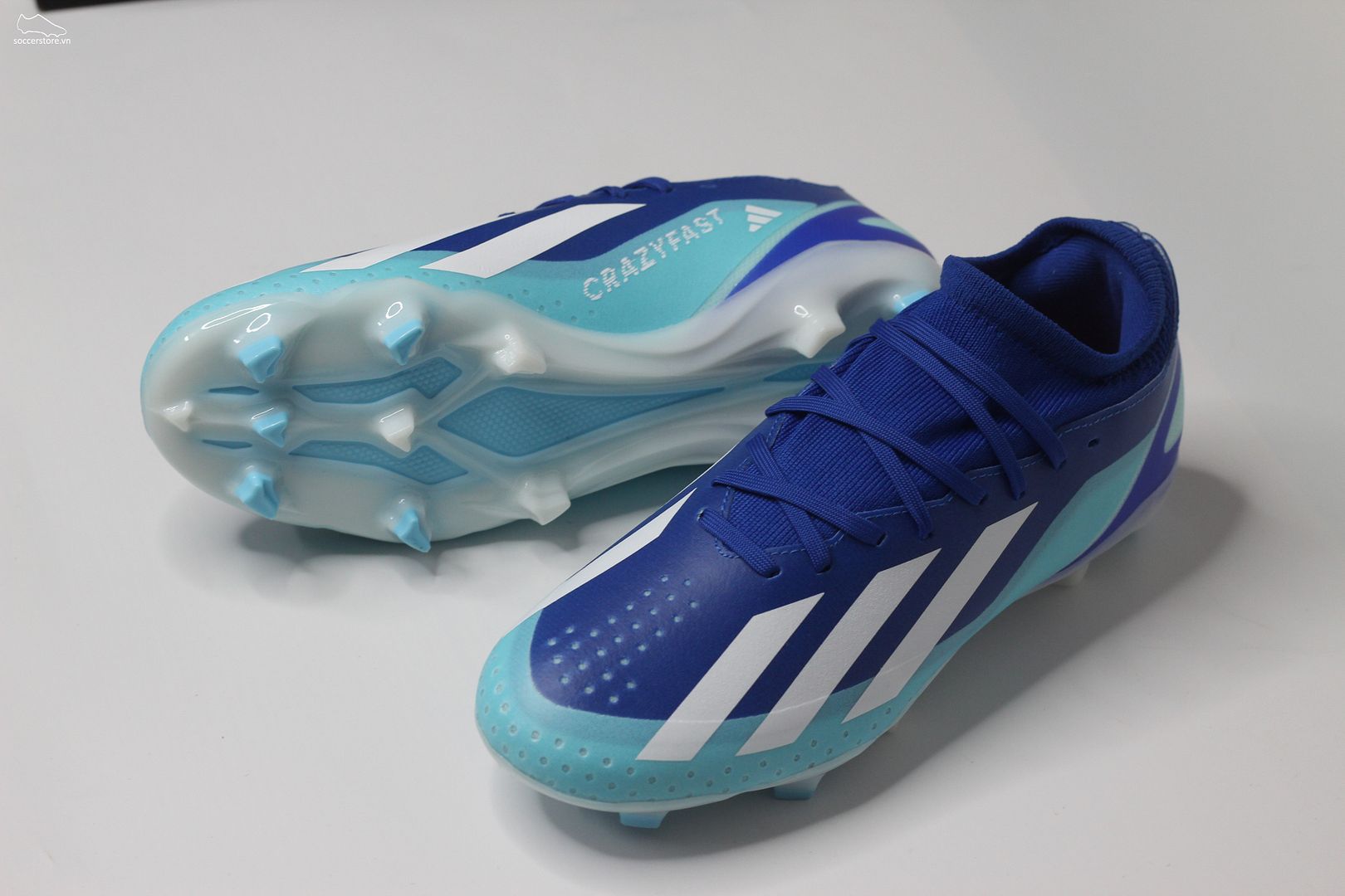 Adidas X Crazyfast .3 FG Marine Rush pack màu xanh trắng GY7428