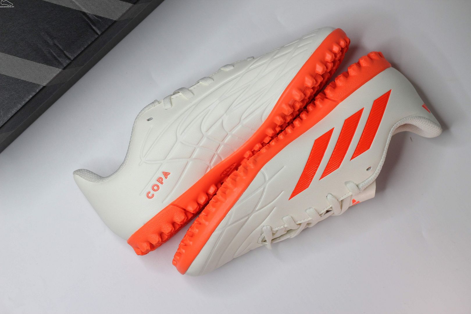 Adidas Copa Pure .4 TF Junior Heatspawn pack màu trắng ngà GY9043