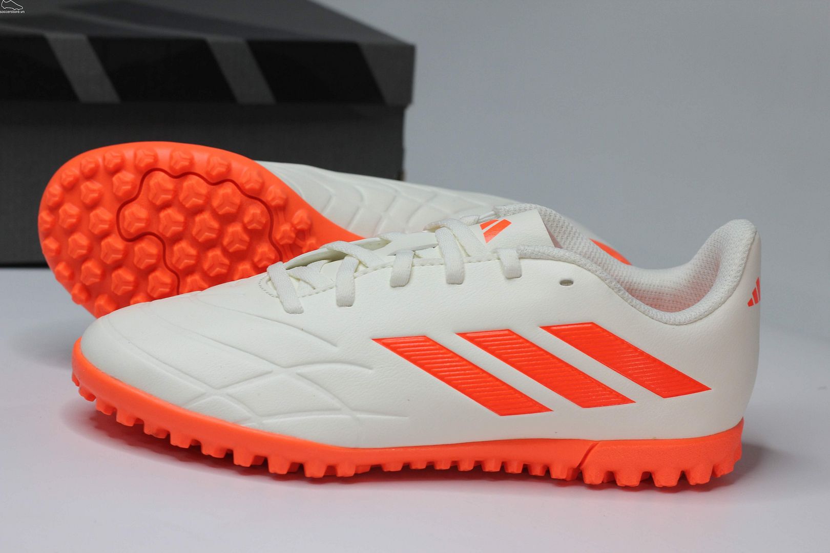 Adidas Copa Pure .4 TF Junior Heatspawn pack màu trắng ngà GY9043