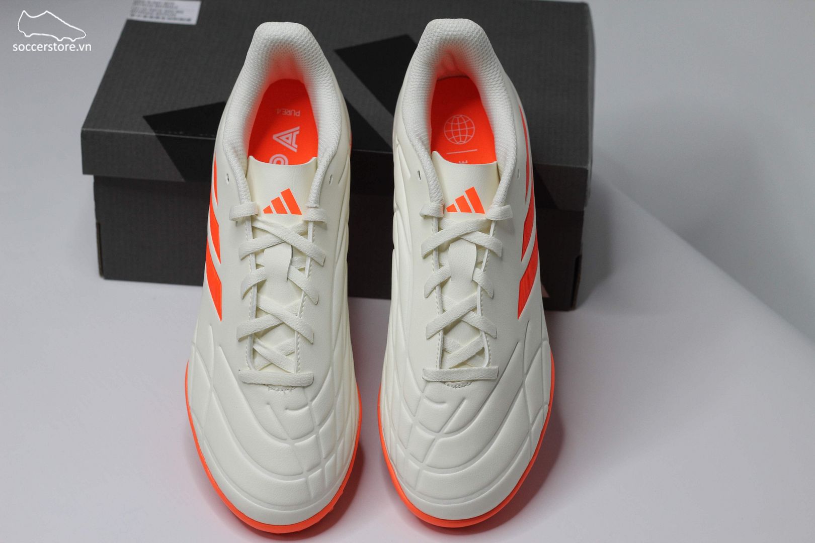 Adidas Copa Pure .4 TF Heatspawn pack màu trắng ngà-GY9048