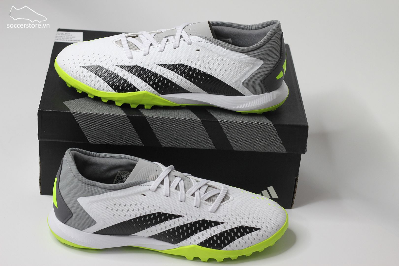 Adidas Predator Accuracy.3 L TF Crazyrush pack màu trắng đế xanh GZ0003