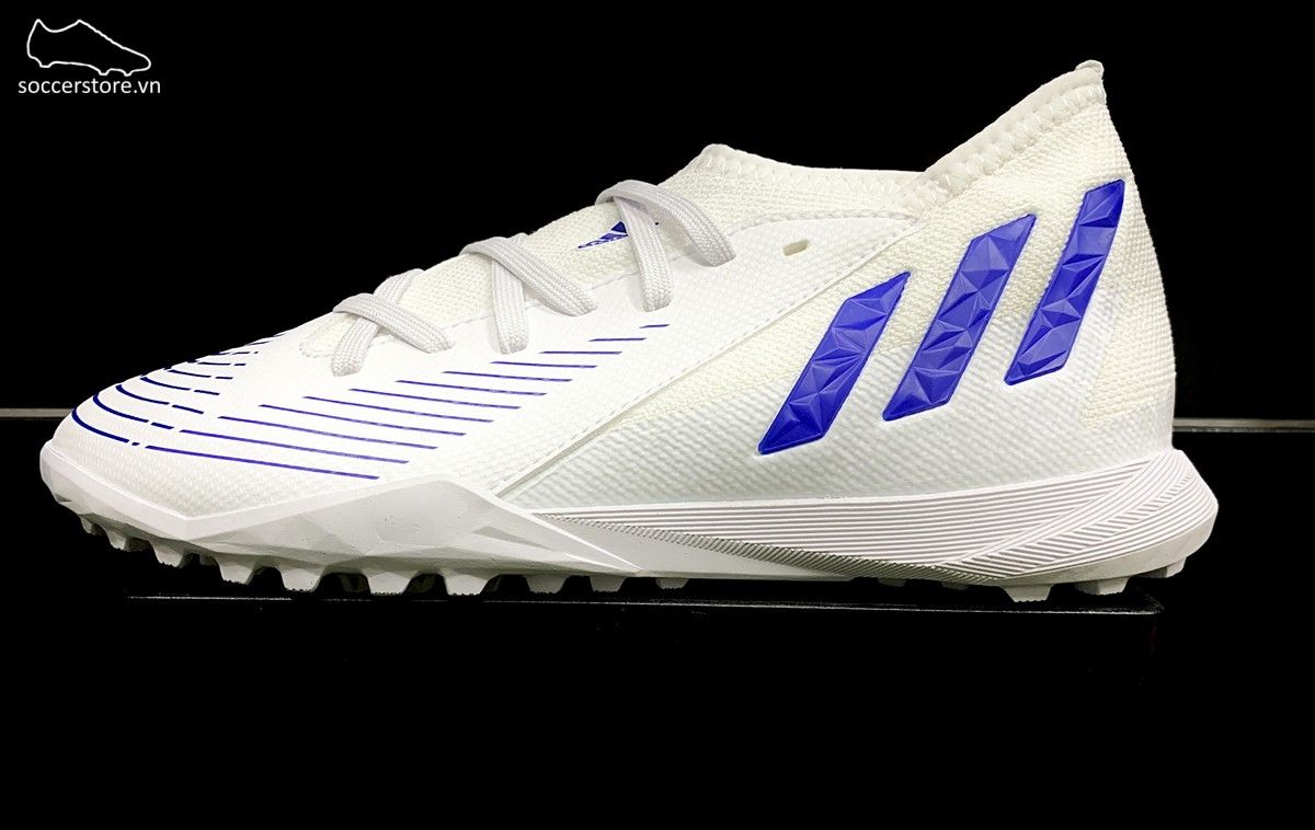Giày Adidas Predator Edge .3 TF Kids - màu trắng xanh GZ2896