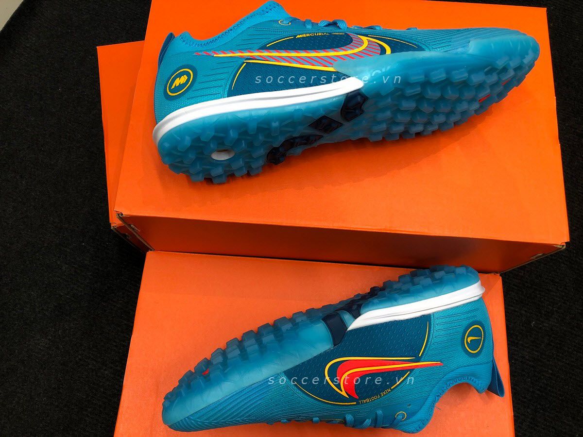 Giày Nike Mercurial Vapor 14 Pro TF Blueprint pack màu xanh DJ2851-484